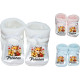 chaussons-bébé-personnalisé-blanc-bleu-ou-rose-renard-lys-prénom