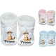 chaussons-bébé-personnalisé-blanc-bleu-ou-rose-suricate-prénom