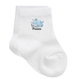 chaussettes-bébé-personnalisé-baleine-prénom