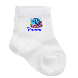 chaussettes-bébé-personnalisé-poisson-bleue-prénom