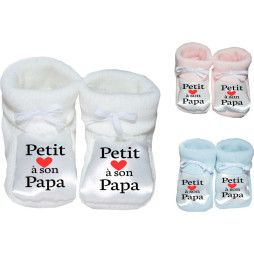 chaussons-bébé-personnalisé-petit-coeur-a-son-papa