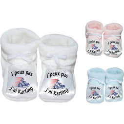 chaussons-bébé-personnalisés-jpeux-pas-jai-karting