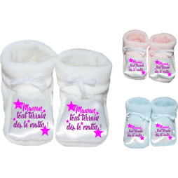 chaussons-bébé-personnalisés-maman-tout-terrain