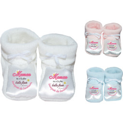 chaussons-bébé-personnalisés-maman-tu-es-la-plus-belle