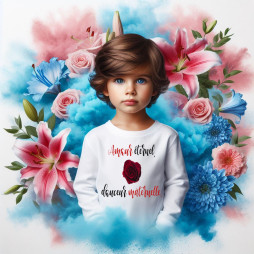 Tee-shirt-garçon-personnalisé-amour-eternel