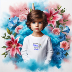 Tee-shirt-garçon-personnalisé-dans-mon-royaume-enchanté