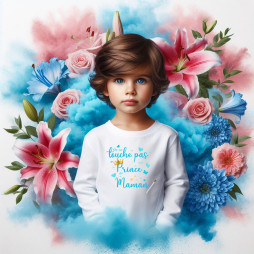 Tee-shirt-garçon-personnalisé-on-touche-pas-au-prince-de-papa