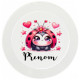 assiette-enfant-personnalisée-coccinelle-prénom