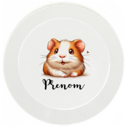assiette-enfant-personnalisée-cochon-dinde-prénom