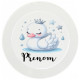 assiette-enfant-personnalisée-cygne-prénom