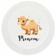 assiette-enfant-personnalisée-dromadaire-prénom