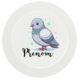 assiette-enfant-personnalisée-pigeon-prénom
