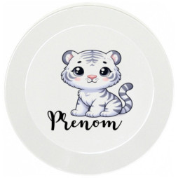 assiette-enfant-personnalisée-tigre-prénom