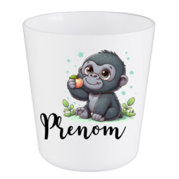verre-enfant-personnalise-gorille-prénom