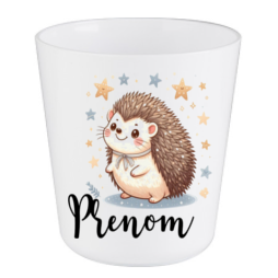 verre-enfant-personnalise-herisson-prénom