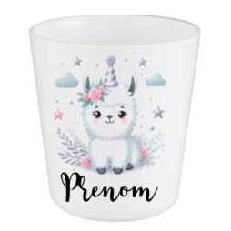 verre-enfant-personnalise-lama-prénom