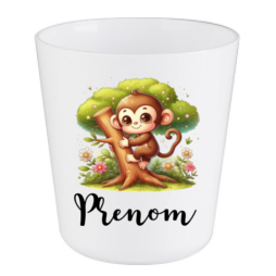 verre-enfant-personnalise-singe-prénom