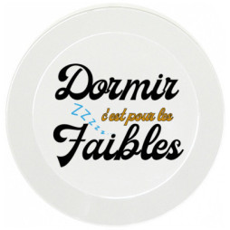 assiette-enfant-personnalisée-dormir-cest-pour-les-faibles