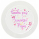 assiette-enfant-personnalisée-on-ne-touche-pas-la-princesse-de-papa