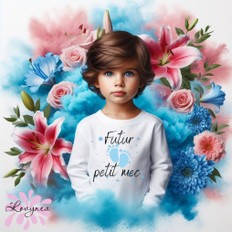 Tee shirt garçon personnalisé futur mec