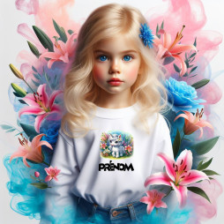 Tee-shirt-fille-personnalisé-licorne
