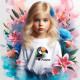 Tee-shirt-fille-personnalisé-toucan