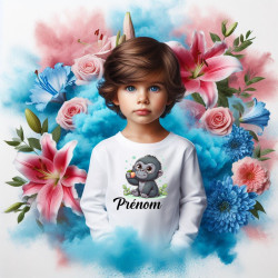 Tee-shirt-garçon-personnalisé-gorille