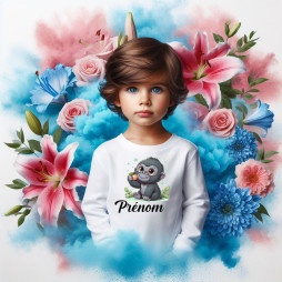 Tee-shirt-garçon-personnalisé-gorille