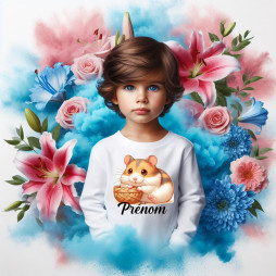 Tee-shirt-garçon-personnalisé-hamster