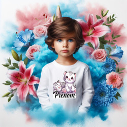 Tee-shirt-garçon-personnalisé-tigre-duo