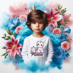 Tee-shirt-garçon-personnalisé-tigre-duo