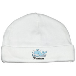 bonnet-naissance-personnalisé-baleine-prénom