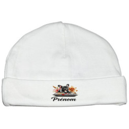 bonnet-naissance-personnalisé-bouledogue-coussin-prénom