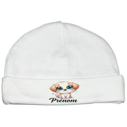 bonnet-naissance-personnalisé-chien-prénom