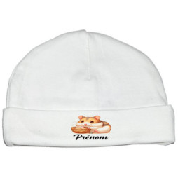 bonnet-naissance-personnalisé-hamster-prénom