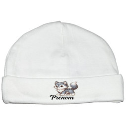 bonnet-naissance-personnalisé-loup-prénom
