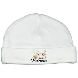 bonnet-naissance-personnalisé-mouton-prénom